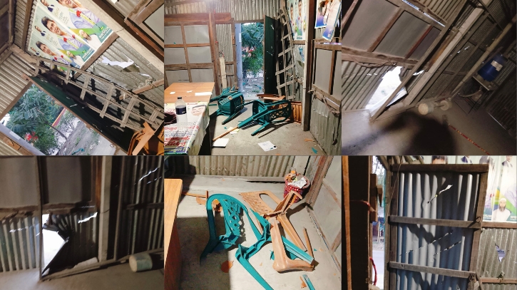 রূপগঞ্জে ছাত্রদল নেতার কার্যালয়ে হামলা ও ভাঙচুর, আহত ৫