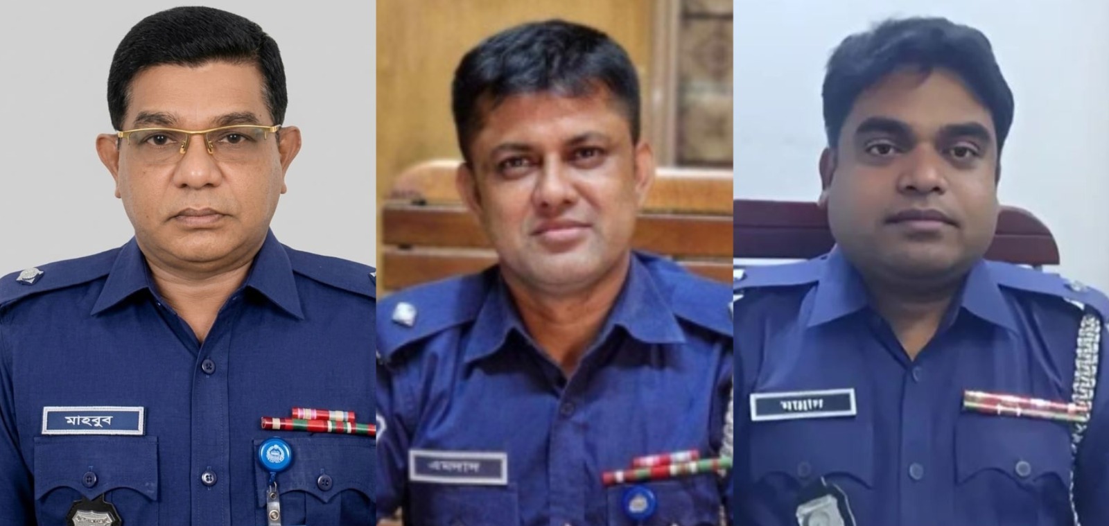 নারায়ণগঞ্জে তিন পুলিশ পরিদর্শকের বদলি