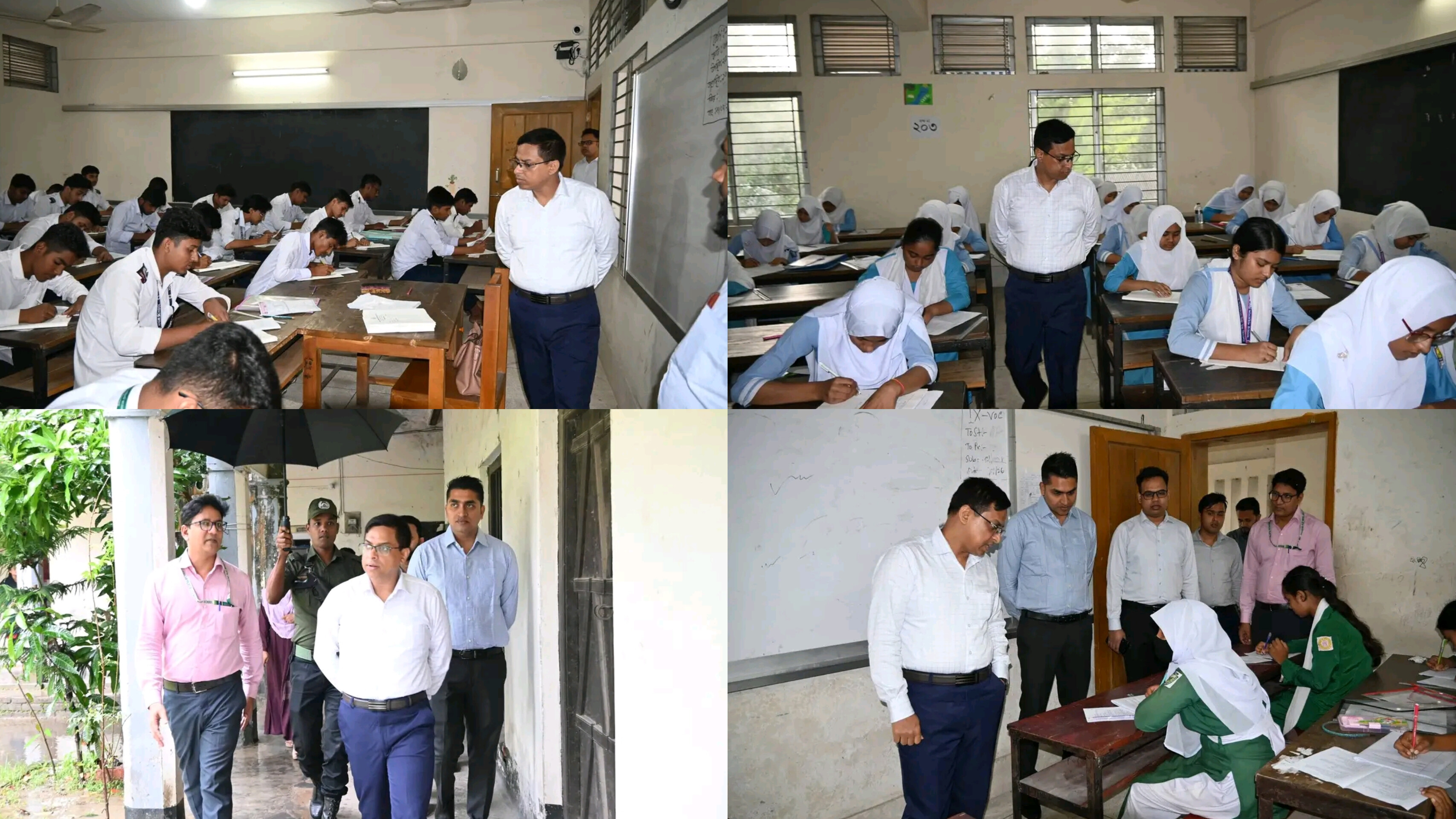আড়াইহাজারে এসএসসি ও সমমানের পরীক্ষা কেন্দ্র পরিদর্শন করলেন ডিসি মোঃ রায়হান কবির