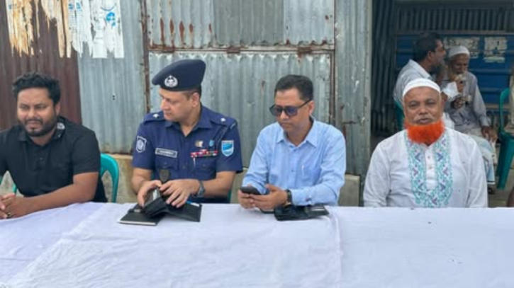 মাদক ও অপরাধের বিরুদ্ধে বরপায় ওসির মতবিনিময়: 'কাউকে ছাড় দেওয়া হবে না'