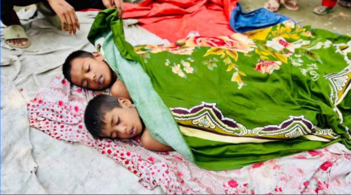 আড়াইহাজারে নানার বাড়িতে বেড়াতে এসে পুকুরে ডুবে দুই ভাইয়ের মর্মান্তিক মৃত্যু