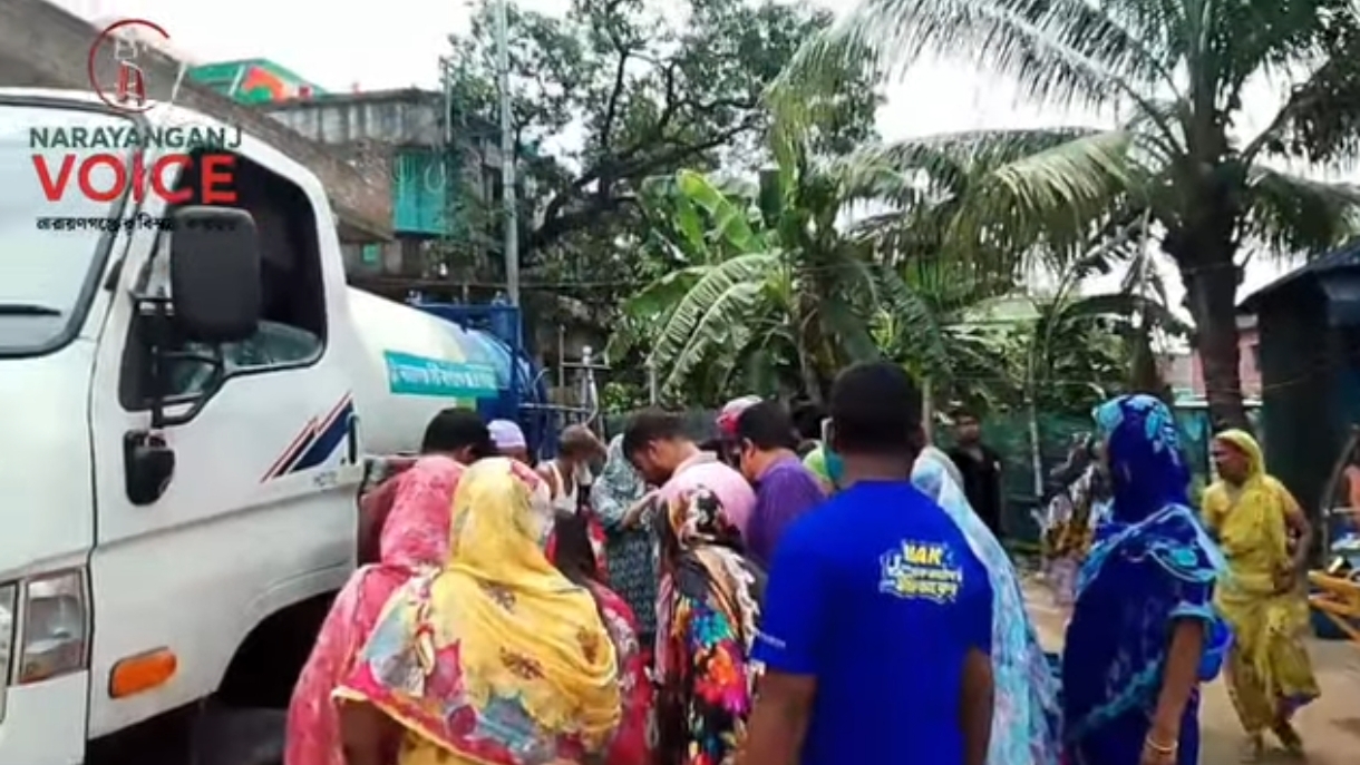 ফতুল্লায় কায়েমপুরে ৮ দিন ধরে পানির তীব্র হাহাকার, খোঁজ নেই সংসদ সদস্য আল আমিনের
